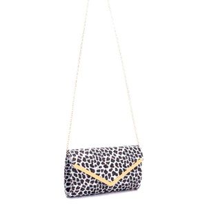 Small Envelope Leopard Pattern Purse